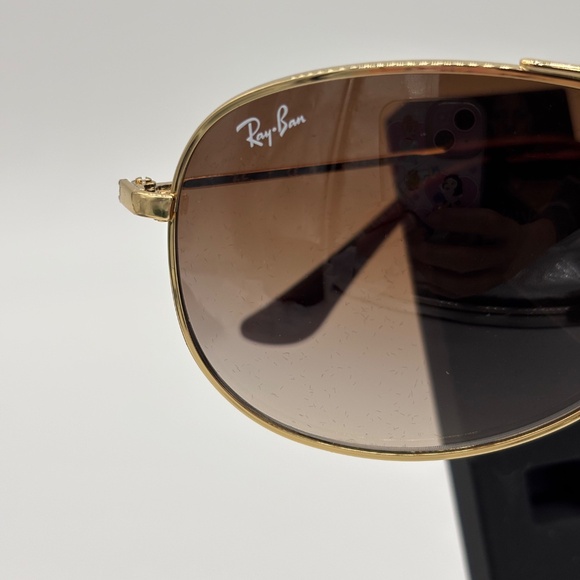 Ray-Ban Unisex RB3293 in Arista Gold and Brown Gradient Dark Brown NWT 👜 - Picture 9 of 14